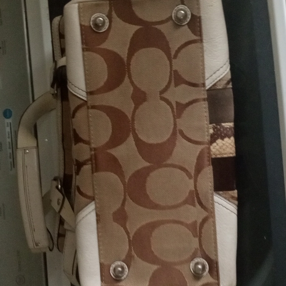 Coach Signature C Python Middle Bag - Picture 5 of 7